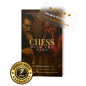 Chess With The Narc eBook cover - Complete guide to understanding and countering narcissistic manipulation tactics